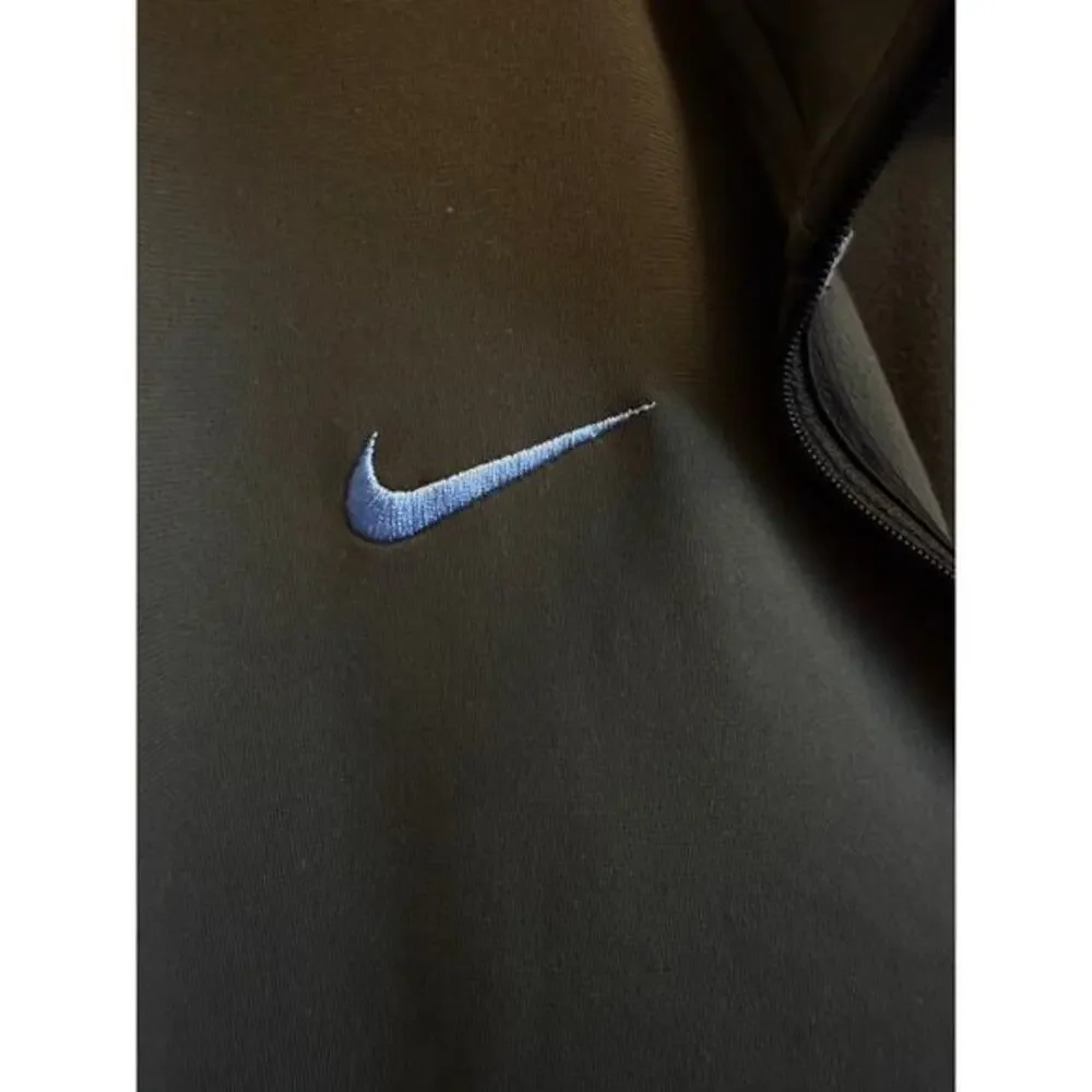 Nike Dri Fit 1/4 Zip Carolina TarHeels Baseball Anthracite Large Training Jacket
